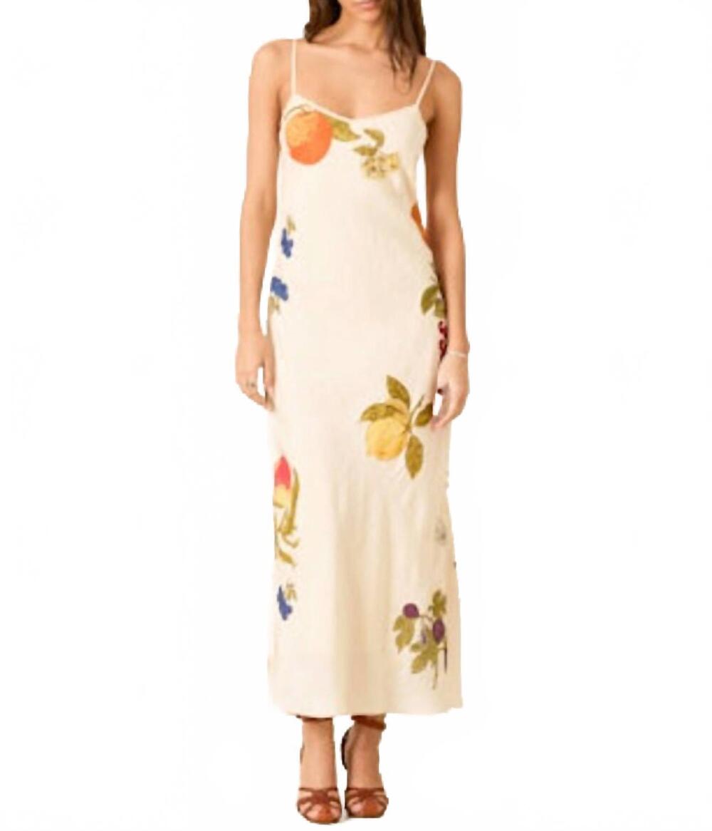 NEW ALIX OF BOHEMIA athens maxi dress in nine fruits